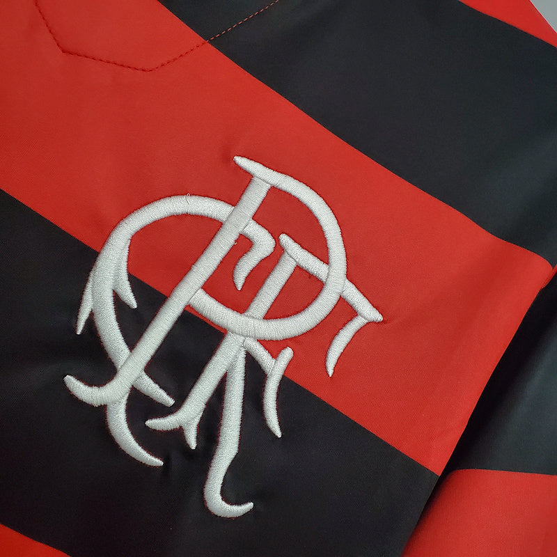 Jersey Flamengo Retrô 1978/1979 Vermelha e Preta