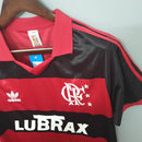 Jersey Flamengo Retrô 1990 Vermelha e Preta - Adidas