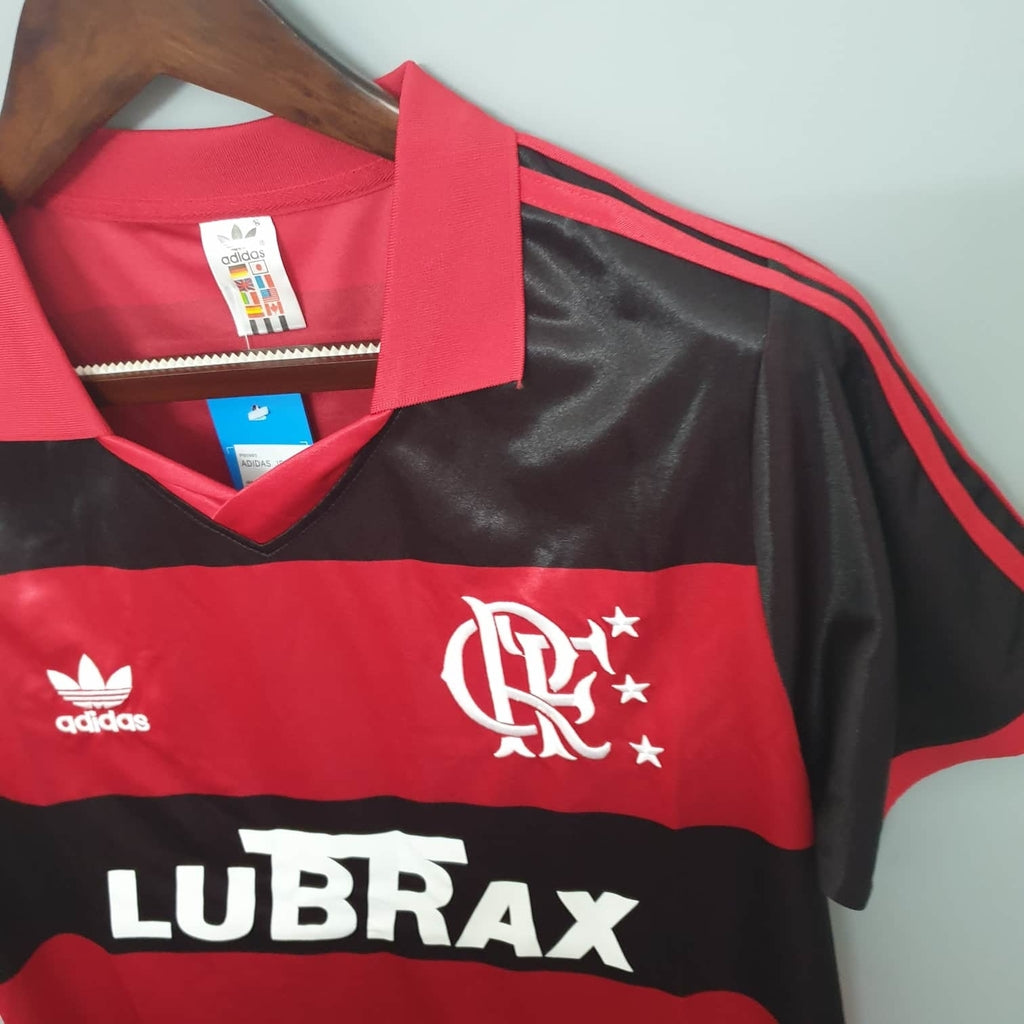 Camiseta Flamengo Retrô 1990 Vermelha e Preta - Adidas