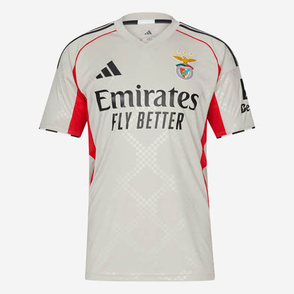 Camiseta Benfica 25/26 Segunda Equipación Bege #10 SUDAKOV
