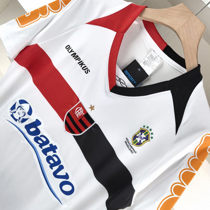 Camiseta Flamengo Retrô 2010 - Branco