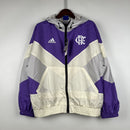 Windbreaker Flamengo - Roxo e Branco