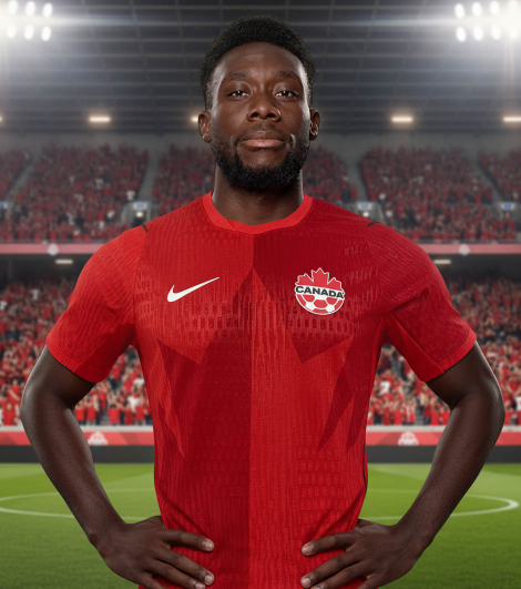 Camiseta Canadá Versión Jugador Mundial 2026 Primera Equipación