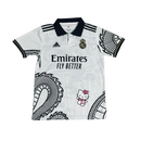 Jersey Real Madrid Hello Kitty 24/25 s/n° Torcedor Adidas Masculina - Preta
