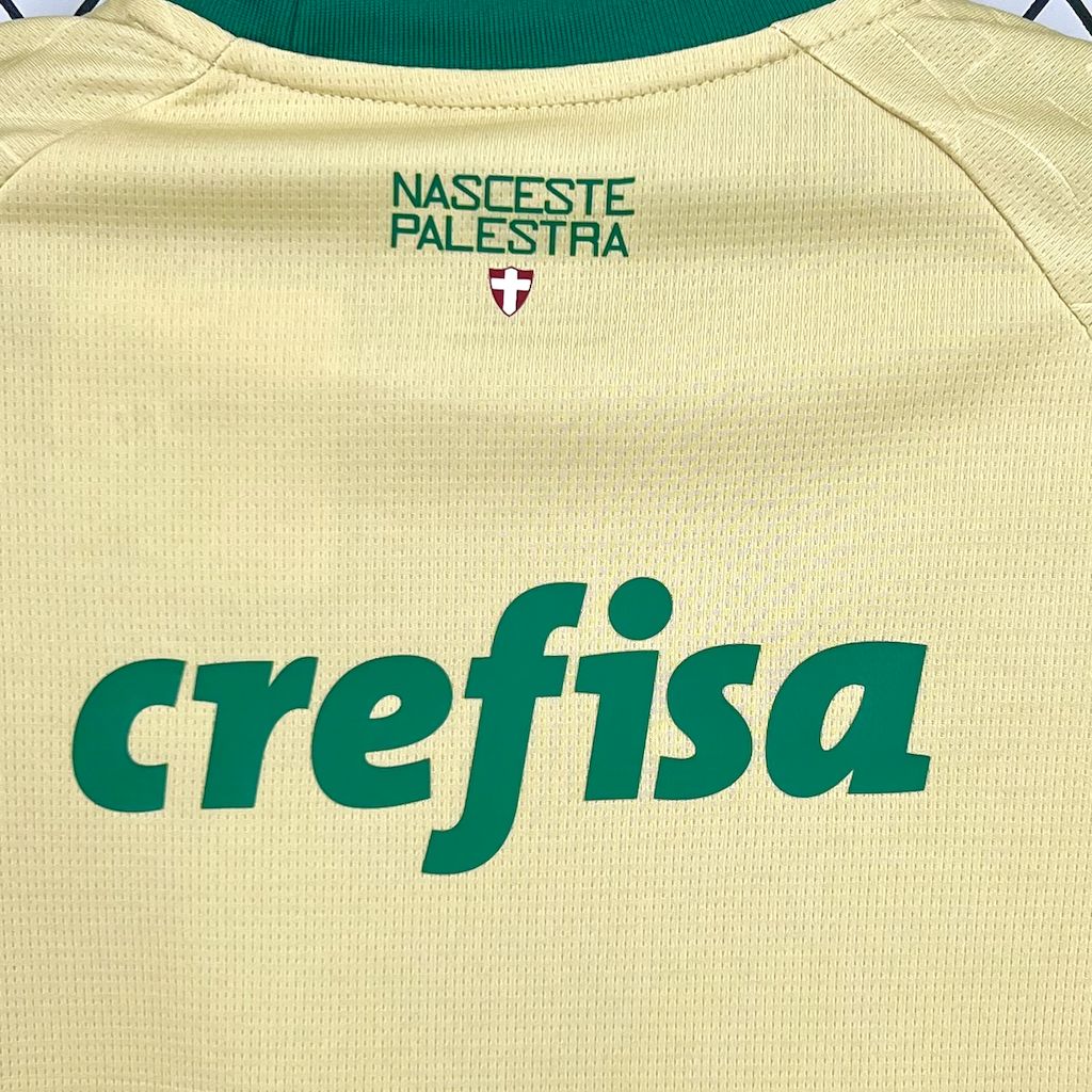 Niño Palmeiras 24/25 Tercera Equipación - Dourado