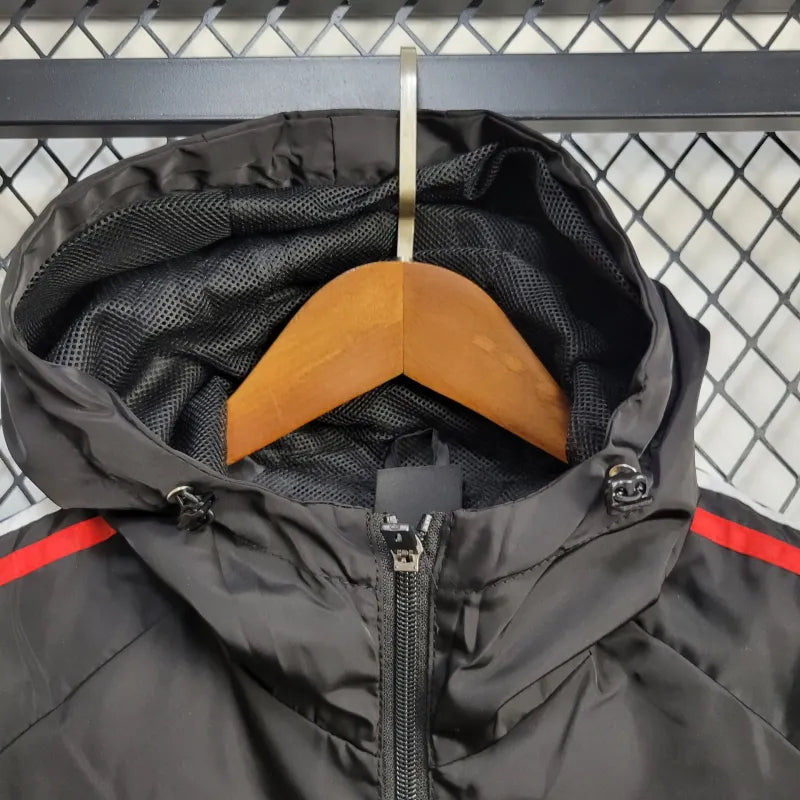 Windbreaker River Plate 24/25 - Preto e Vermelho