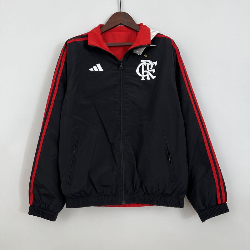 Windbreaker Flamengo - Vermelho e Preto