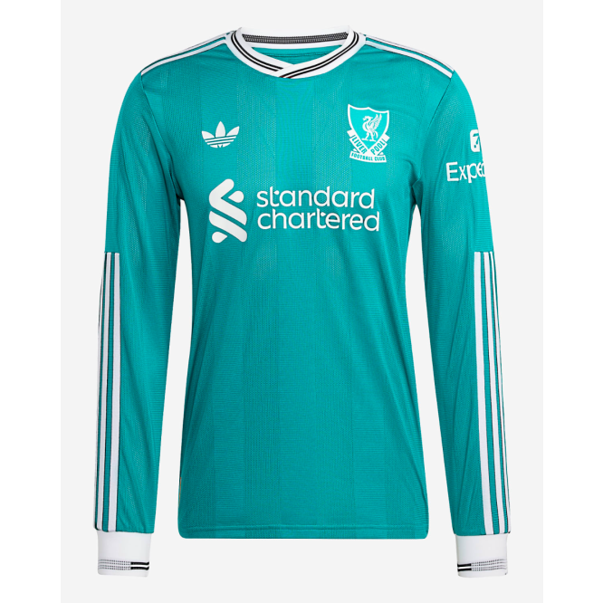Camiseta Liverpool 25/26 Versión Jugador Tercera Equipación Manga Larga