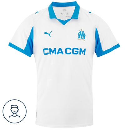 Camiseta Marseille 25/26 Primera Equipación #97 Aubameyang