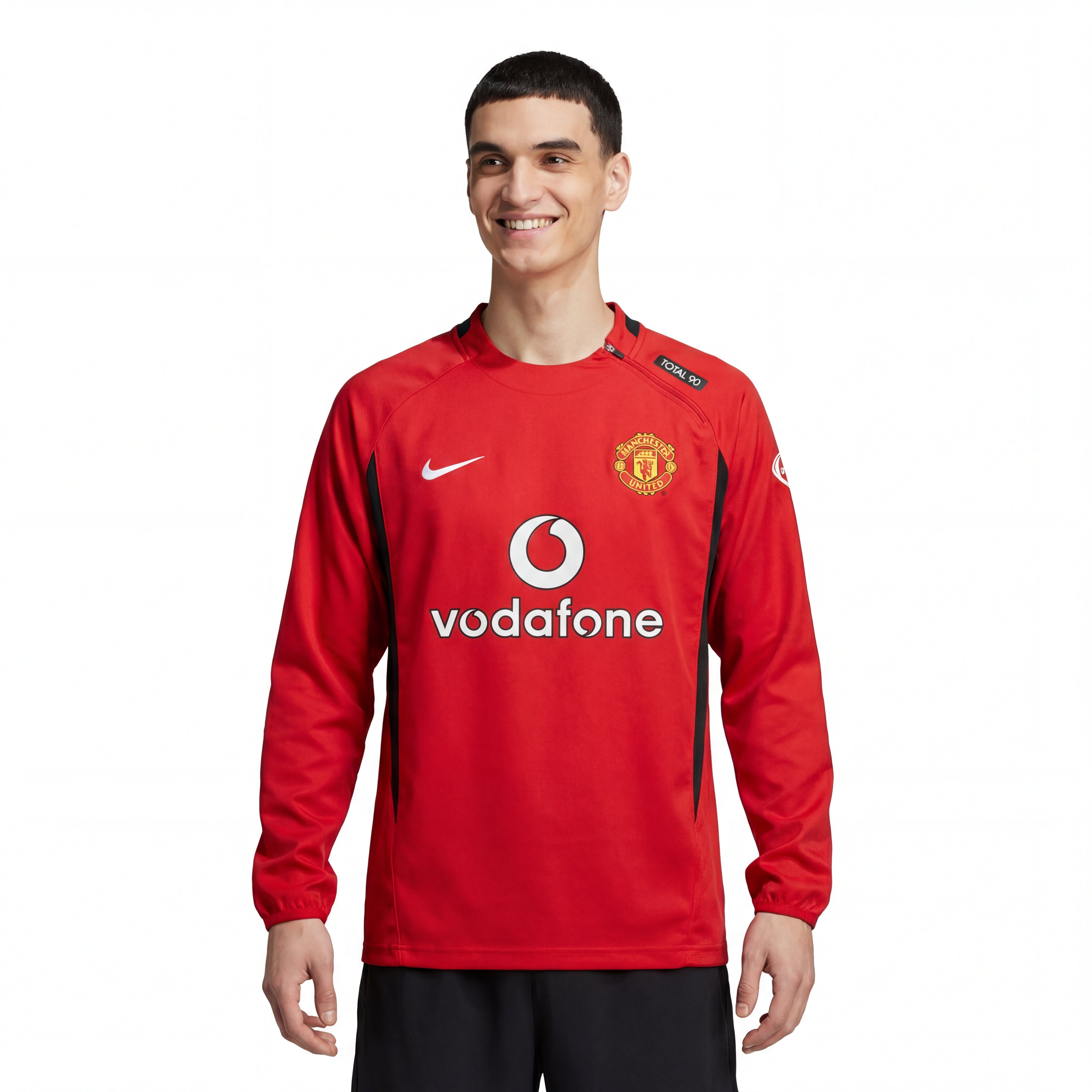 Manchester United Manga Larga Entrenamiento suit 2002-03 Retro