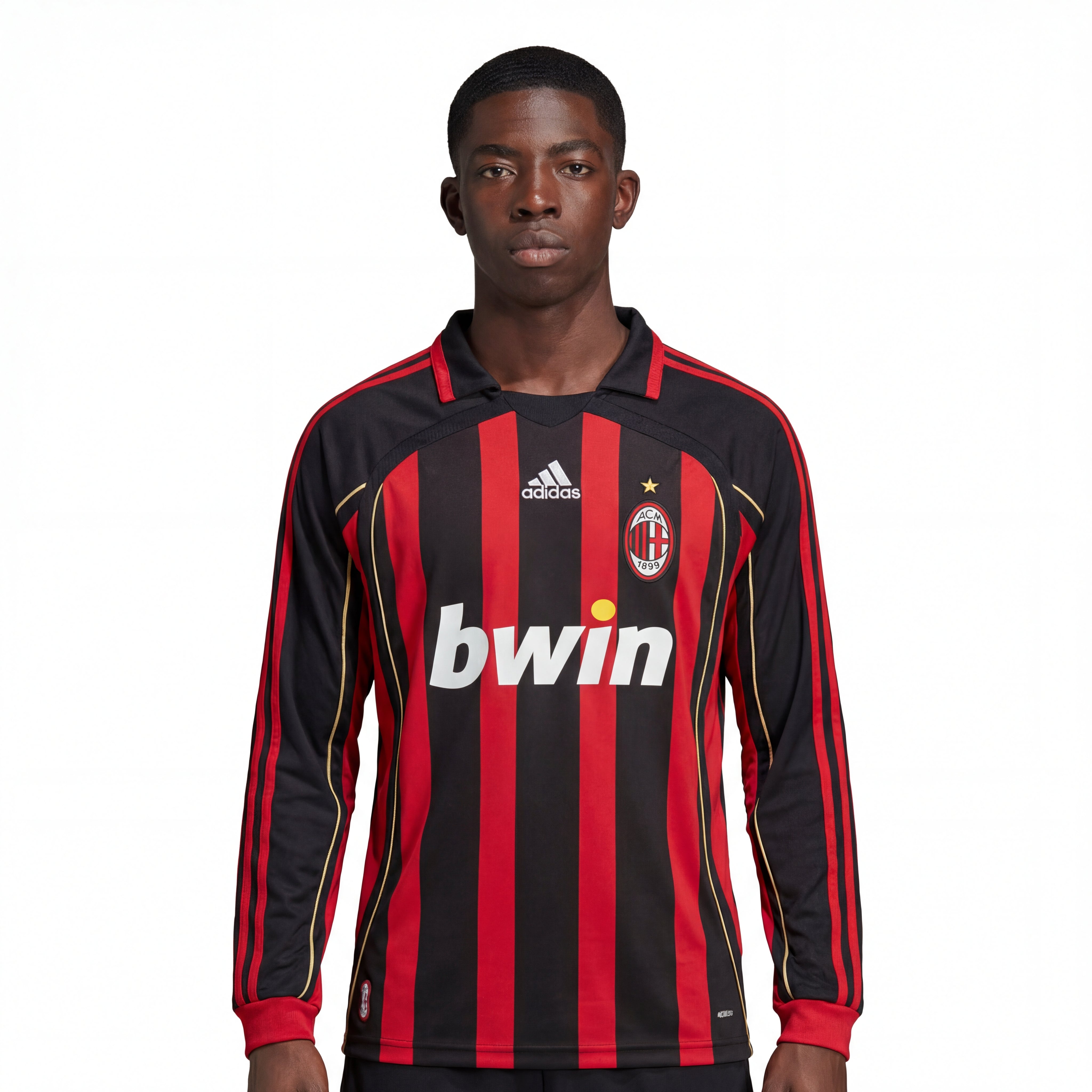 Camiseta Milan Manga Larga l Retro 2006/07