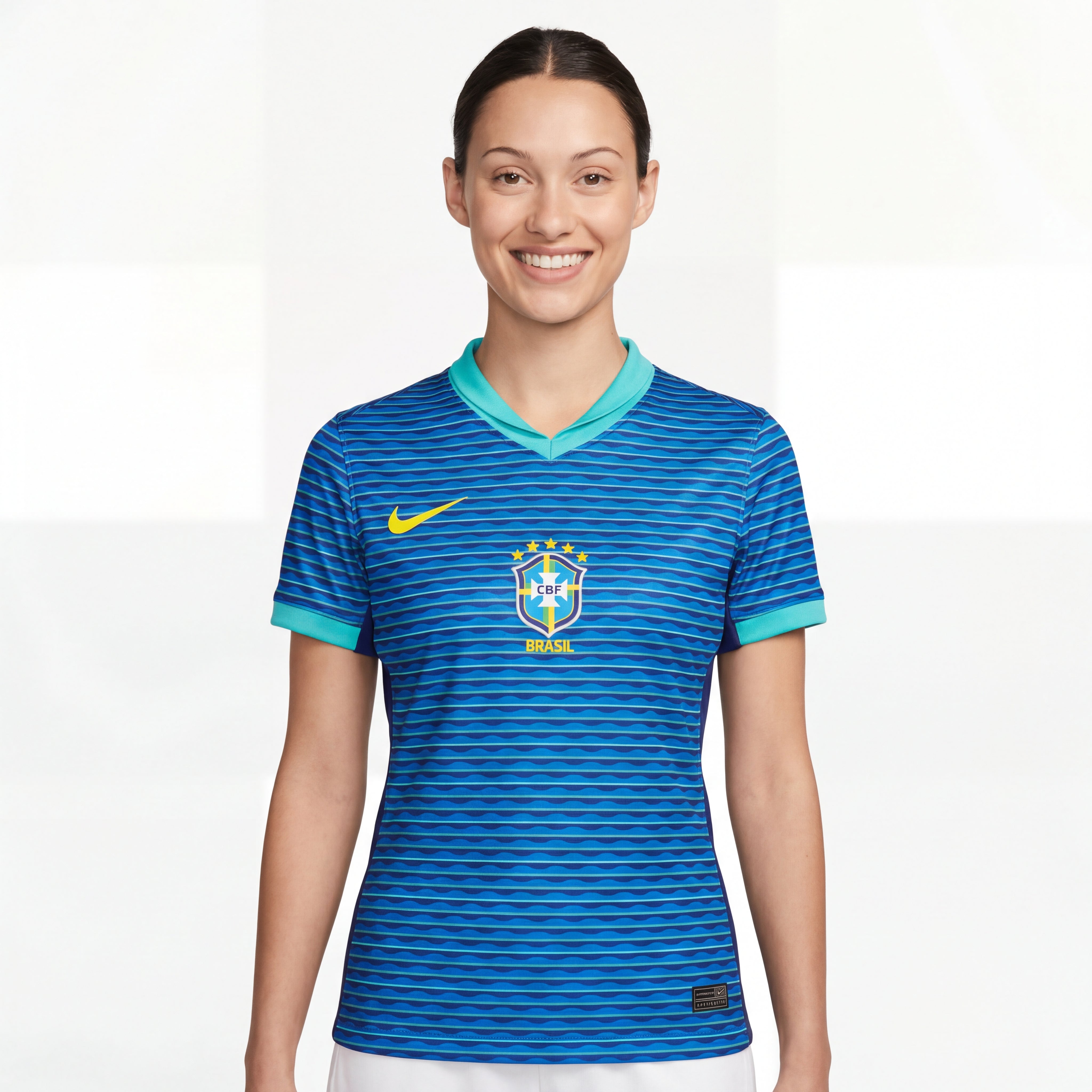 Camiseta Mujer Brasil ll 24/25 Nike - Striped