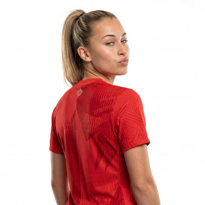 Camiseta Canadá Mujer Versión Jugador Mundial 2026 Primera Equipación