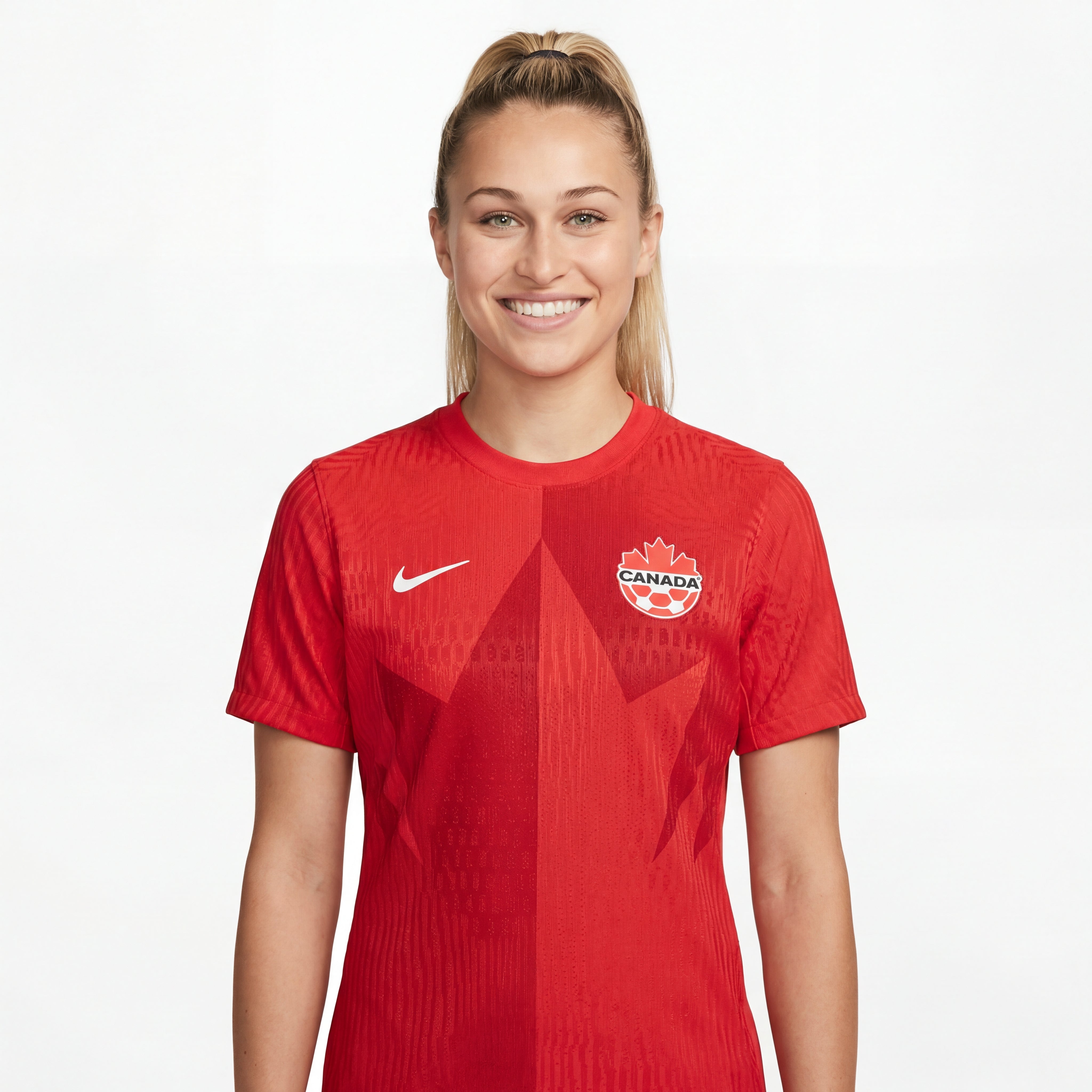 Camiseta Canadá Mujer Versión Jugador Mundial 2026 Primera Equipación