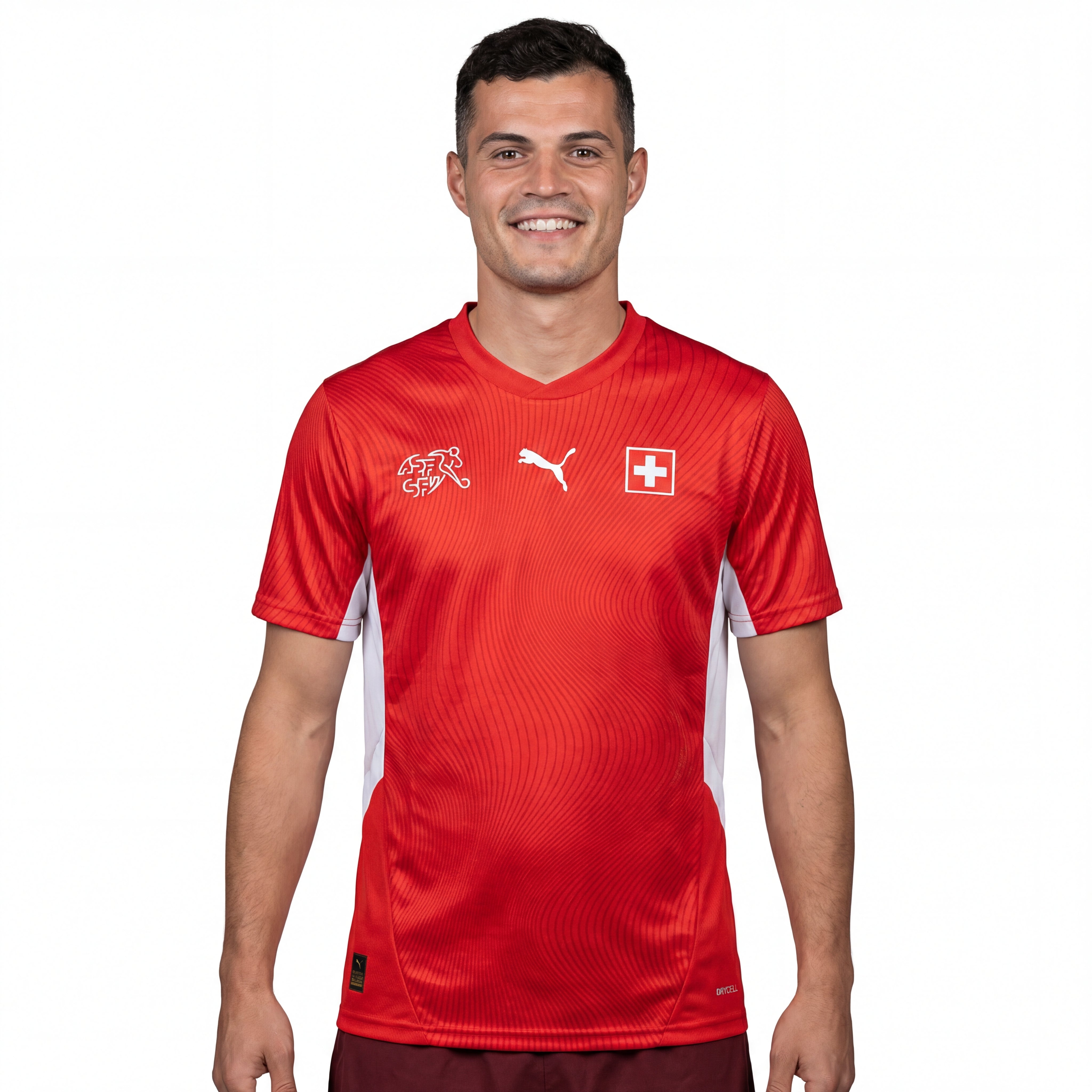 Camiseta Switzerland Versión Jugador Primera Equipación Mundial 2026