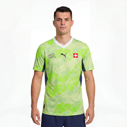 Camiseta Switzerland Versión Jugador Segunda Equipación Mundial 2026