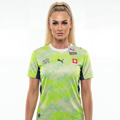 Camiseta Switzerland Mujer Versión Jugador Segunda Equipación Mundial 2026