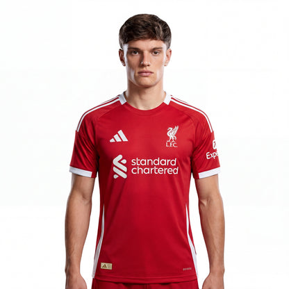 Camiseta Liverpool 25/26 Versión Jugador Primera Equipación