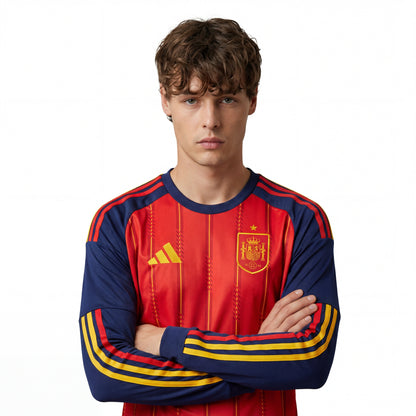 Camiseta España 2026 Primera Equipación Manga Larga Mundial