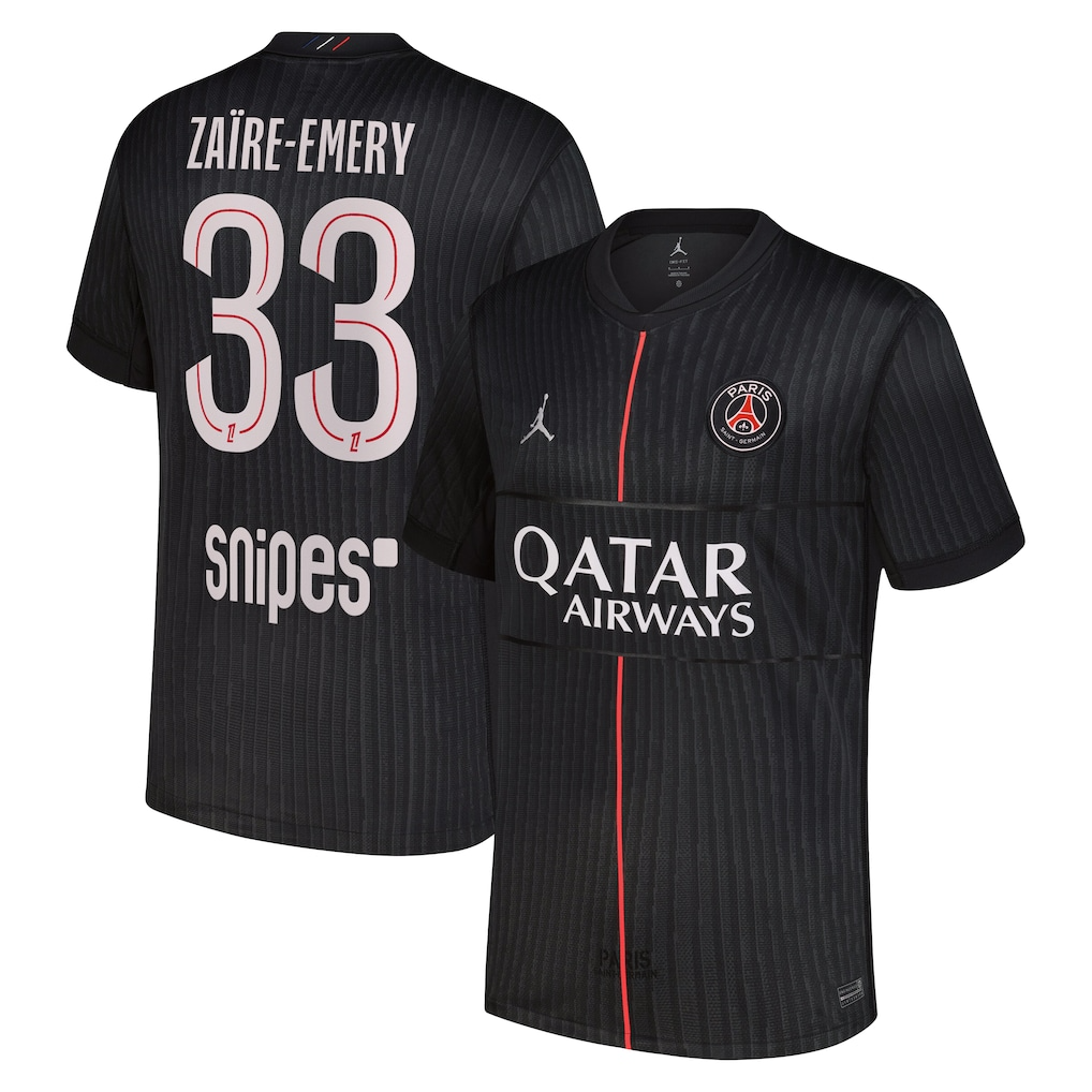 Camiseta PSG 25/26 Cuarta Equipación #33 Zaïre-Emery