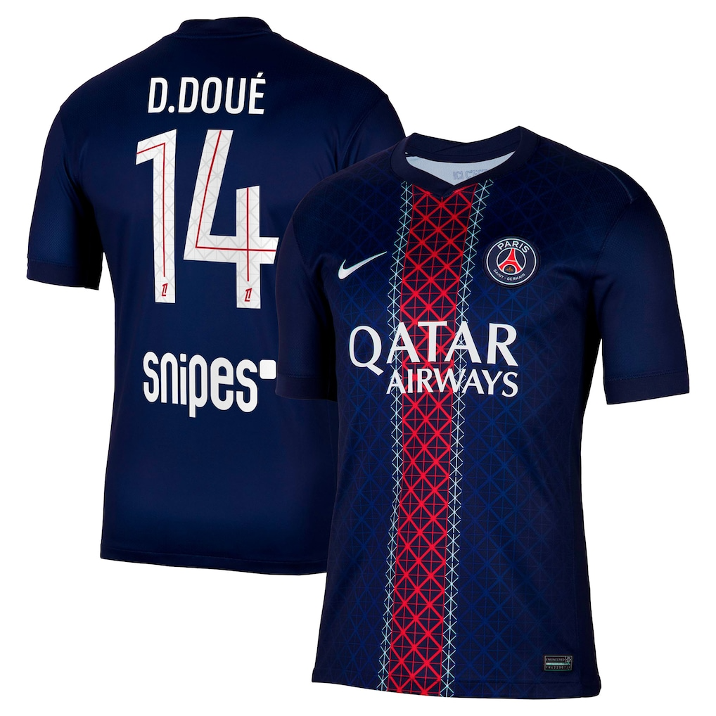 Camiseta PSG 25/26 Primera Equipación #14 D.Doué