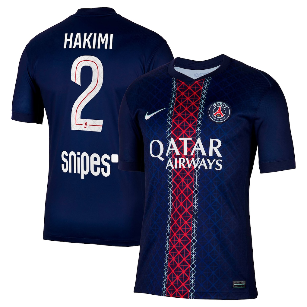 Camiseta PSG 25/26 Primera Equipación #2 Hakimi
