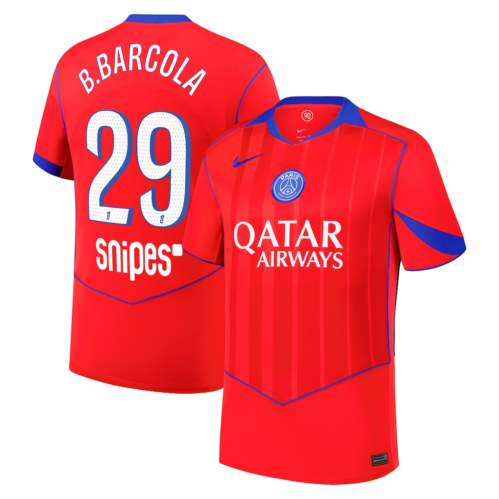 Camiseta PSG 25/26 Tercera Equipación #29 B.Barcola