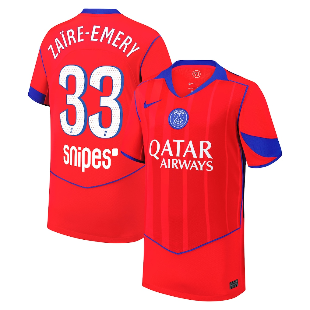 Camiseta PSG 25/26 Tercera Equipación #33 Zaïre-Emery