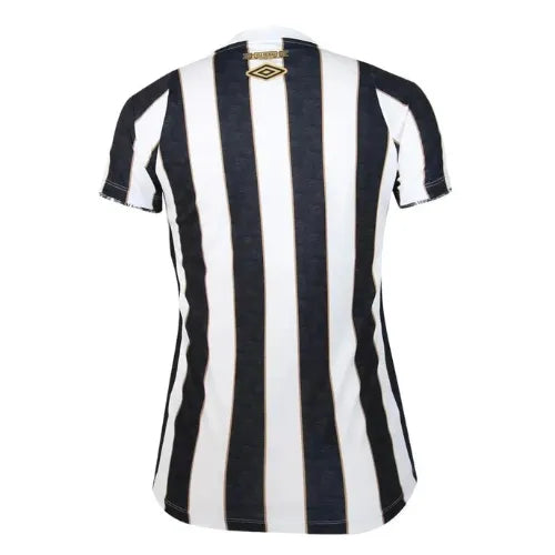 Jersey Santos Feminina Away 24/25 - Branca e Preta