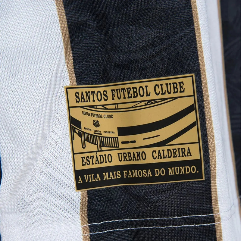 Jersey Santos Feminina Away 24/25 - Branca e Preta