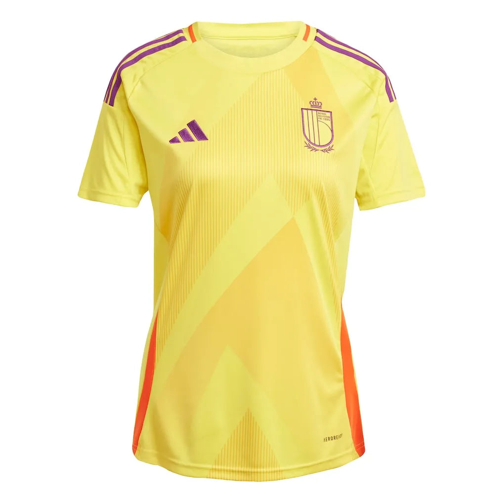 Camiseta Bélgica Mujer 2025 Segunda Equipación Mundial