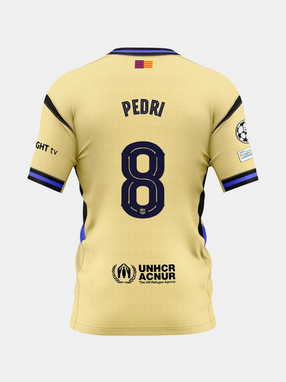 Camiseta Segunda Equipación FC Barcelona 25/26 #8 PEDRI