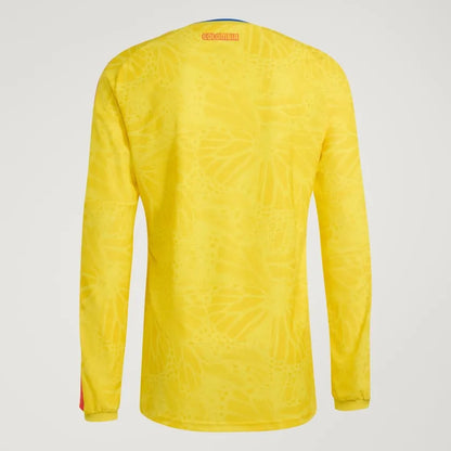 Camiseta Colombia 2026 Versión Jugador Manga Larga Primera Equipación Mundial