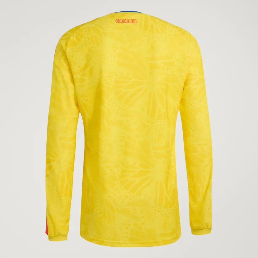 Camiseta Colombia 2026 Versión Jugador Manga Larga Primera Equipación Mundial